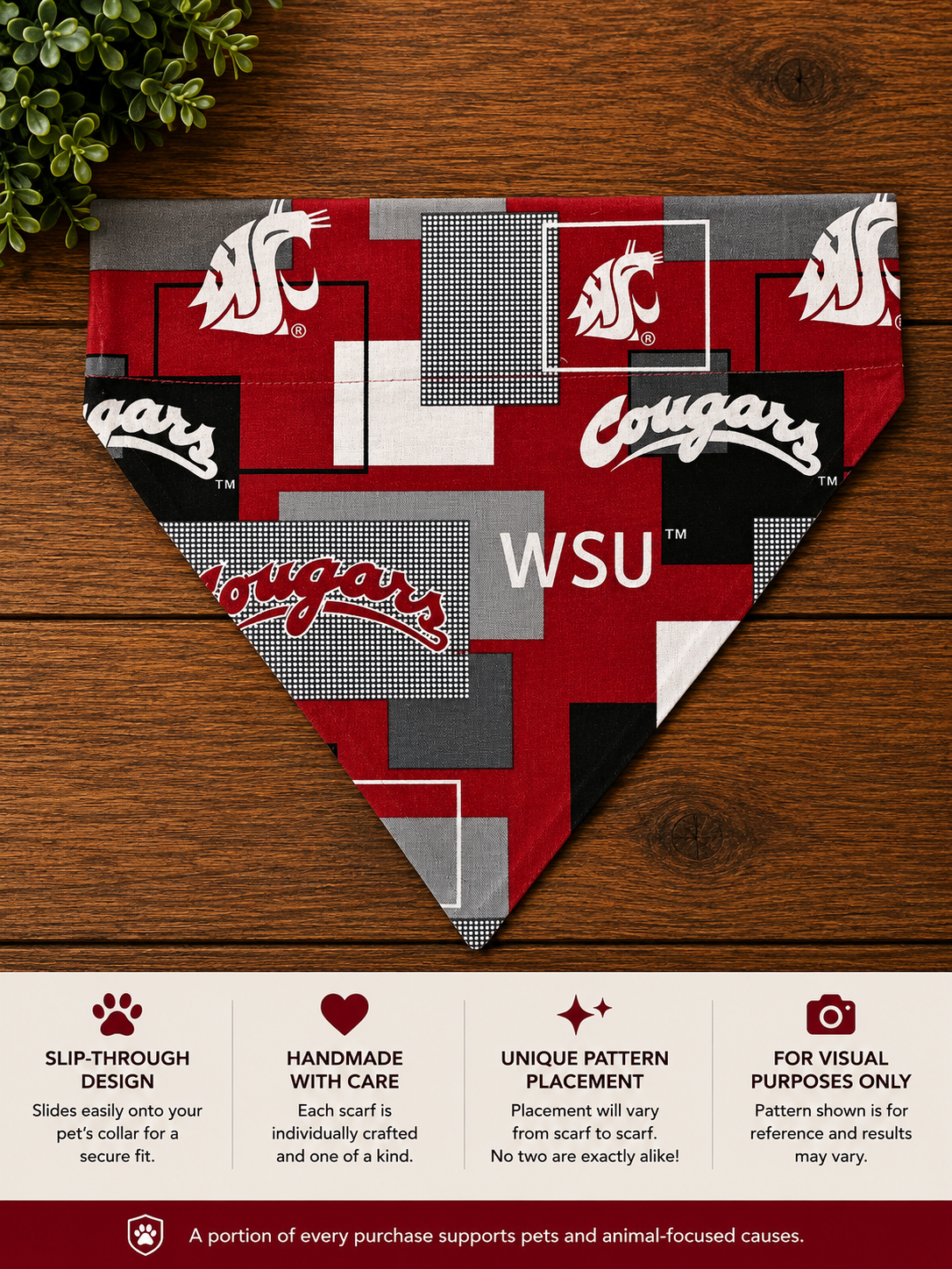 WSU Crimson Gray Black White