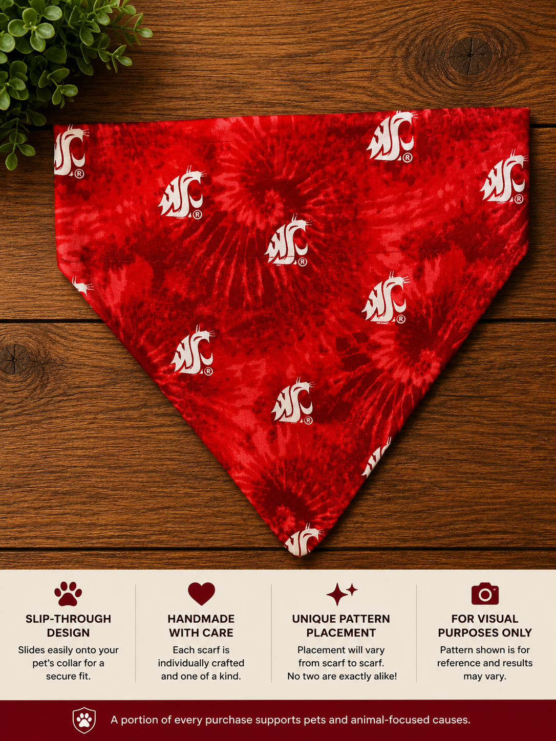 WSU Crimson TieDye