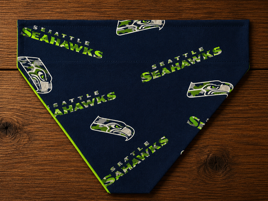Seahawks  Diagnal Words (Camoflauge)