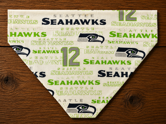 Seahawks - White 12s/Logo